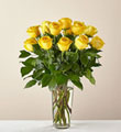 Long Stem Yellow Rose Bouquet