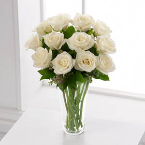 The FTD� White Rose Bouquet