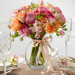 The FTD� Peach Silk� Arrangement