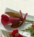 The FTD� Red Calla Boutonniere